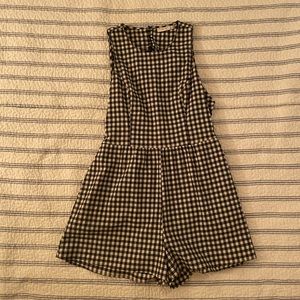 Checkered romper